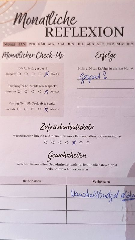 Monatsabschluss Jan. 2026 Reflektion